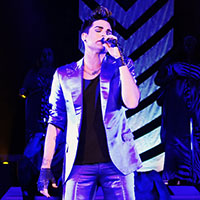 Adam Lambert Slays Shanghai In A Bright Blue Suit